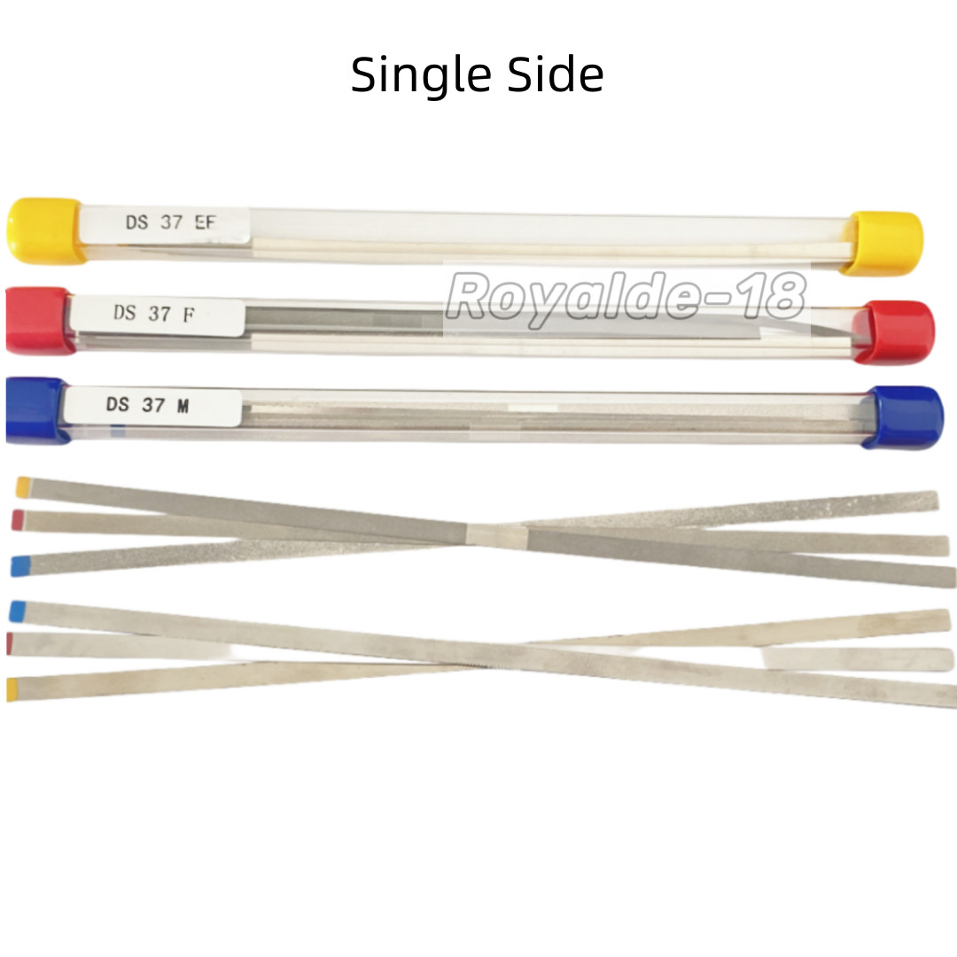 Dental Single Diamond Polishing Finishing Strips Metal Sand Orthodontic IPR Fine