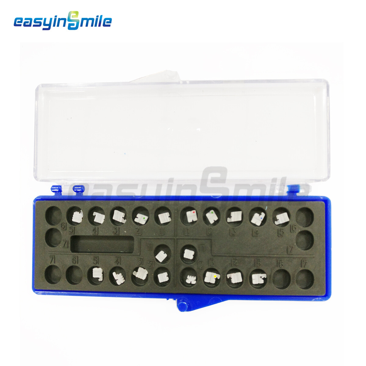 Dental Orthodoncia Ceramic Brackets Self ligating Monocrystalline Sapphire Brace