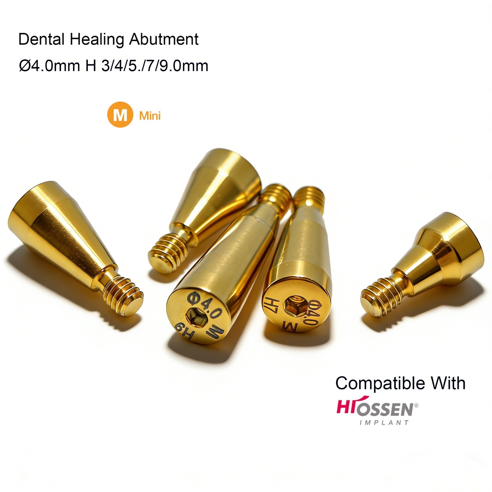 Titanium Osstem Hiossen Healing Abutment Cover Screw fits Mini & Regular Implant