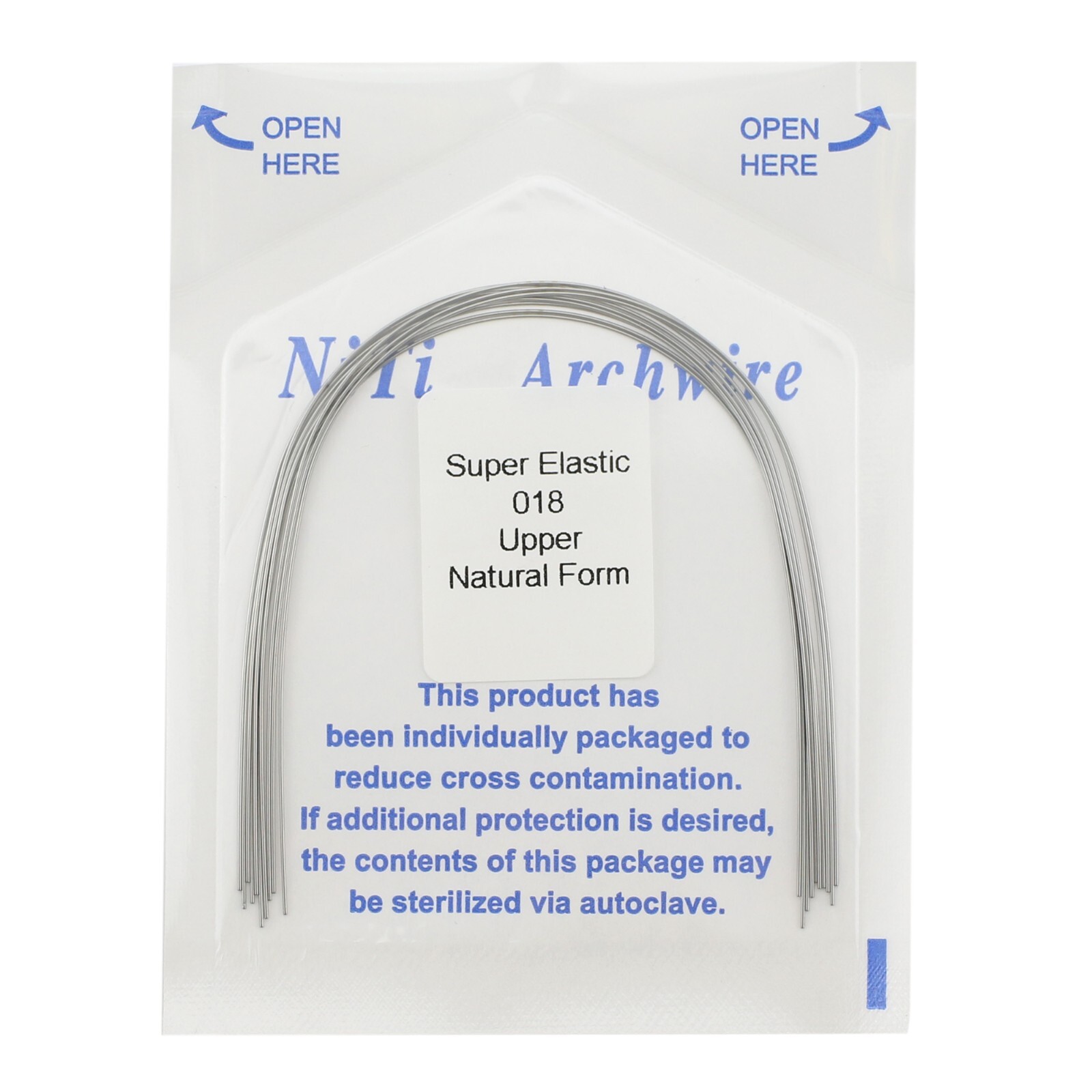 100PCS Dental Orthodontic Arch Wire Niti Natural Form Round Rectangular 16×22 14