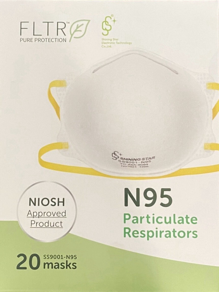N95 Particulate Respirator Mask (20 PACK)