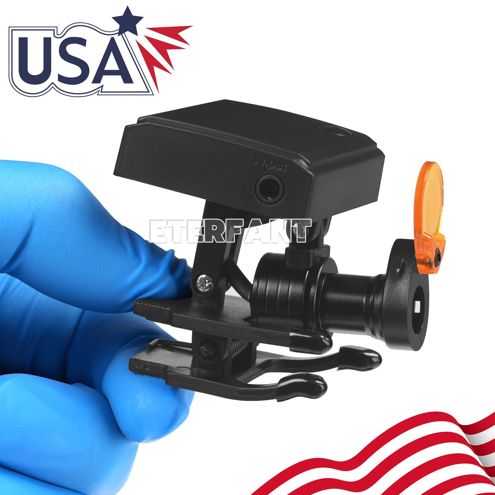 ETERFANT Dental 5W LED Lightweight Headlig Lamp/W/Filter for Binocular Loupe US