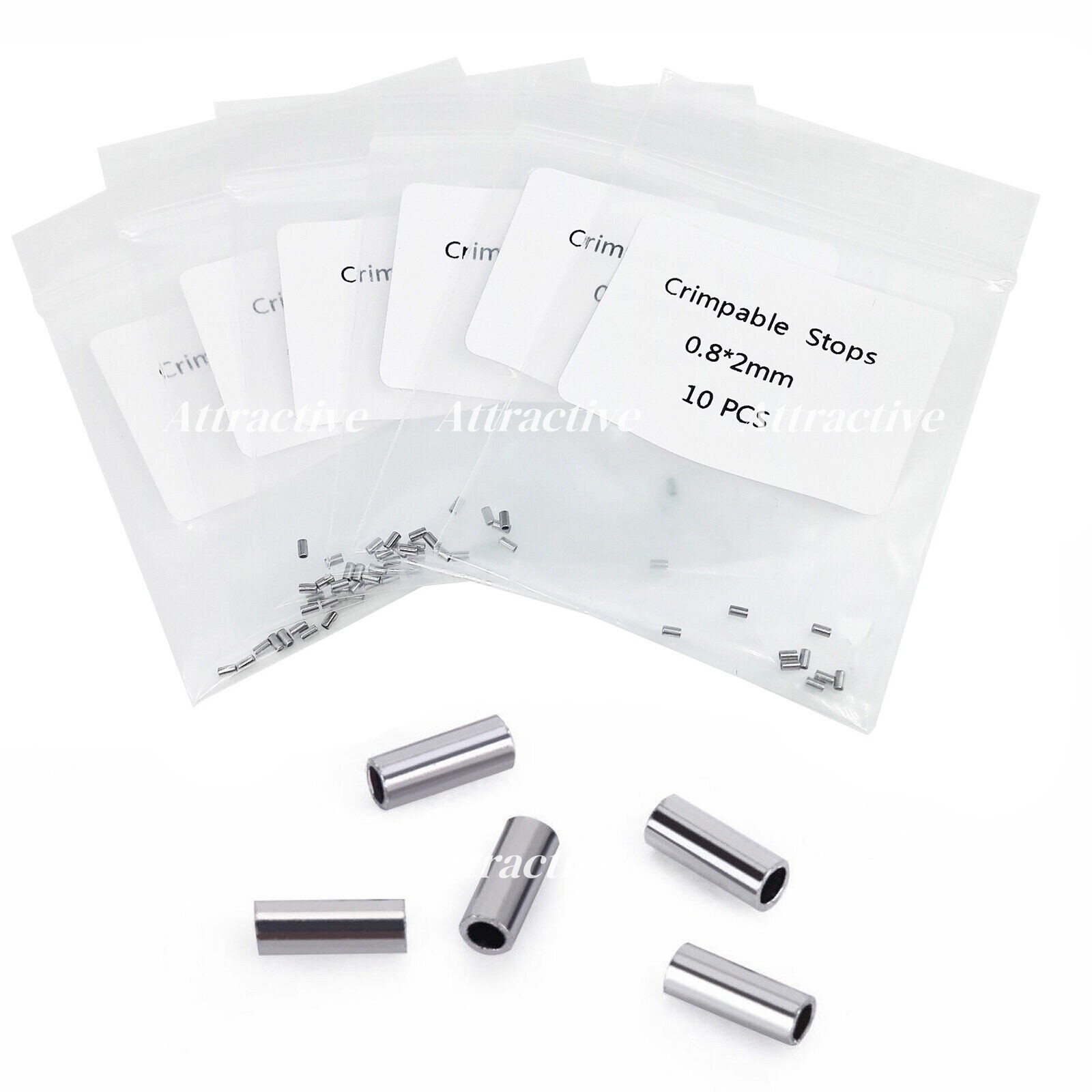 Dental Orthodontic Mini Stops Crimpable Stop Hooks Closed Archwire Stopper 0.5/8
