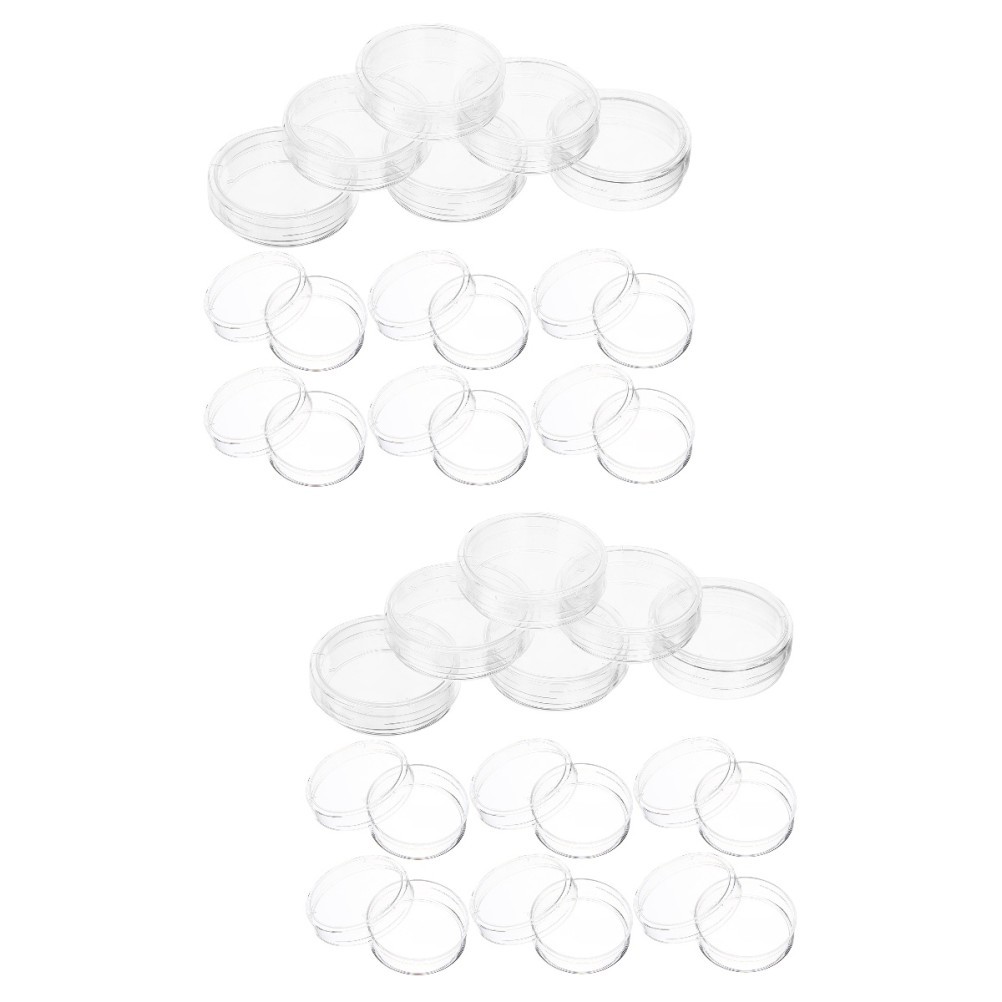 Set of 2 Lab Science Experiment Clear 150mm Petiri Dish Plate Equipment