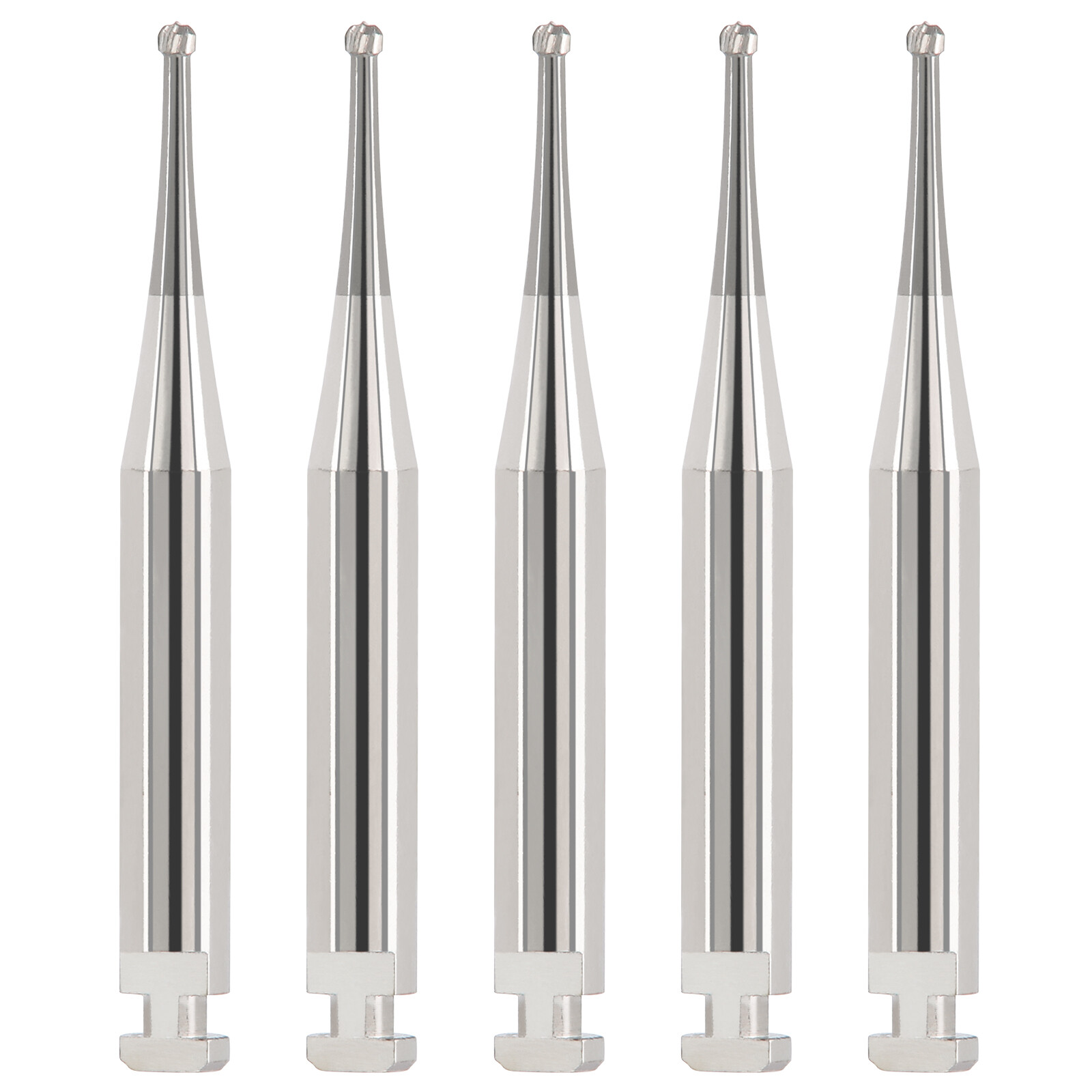 JMU Dental Carbide Burs Round-Shaped RA1-8 For Slow Speed