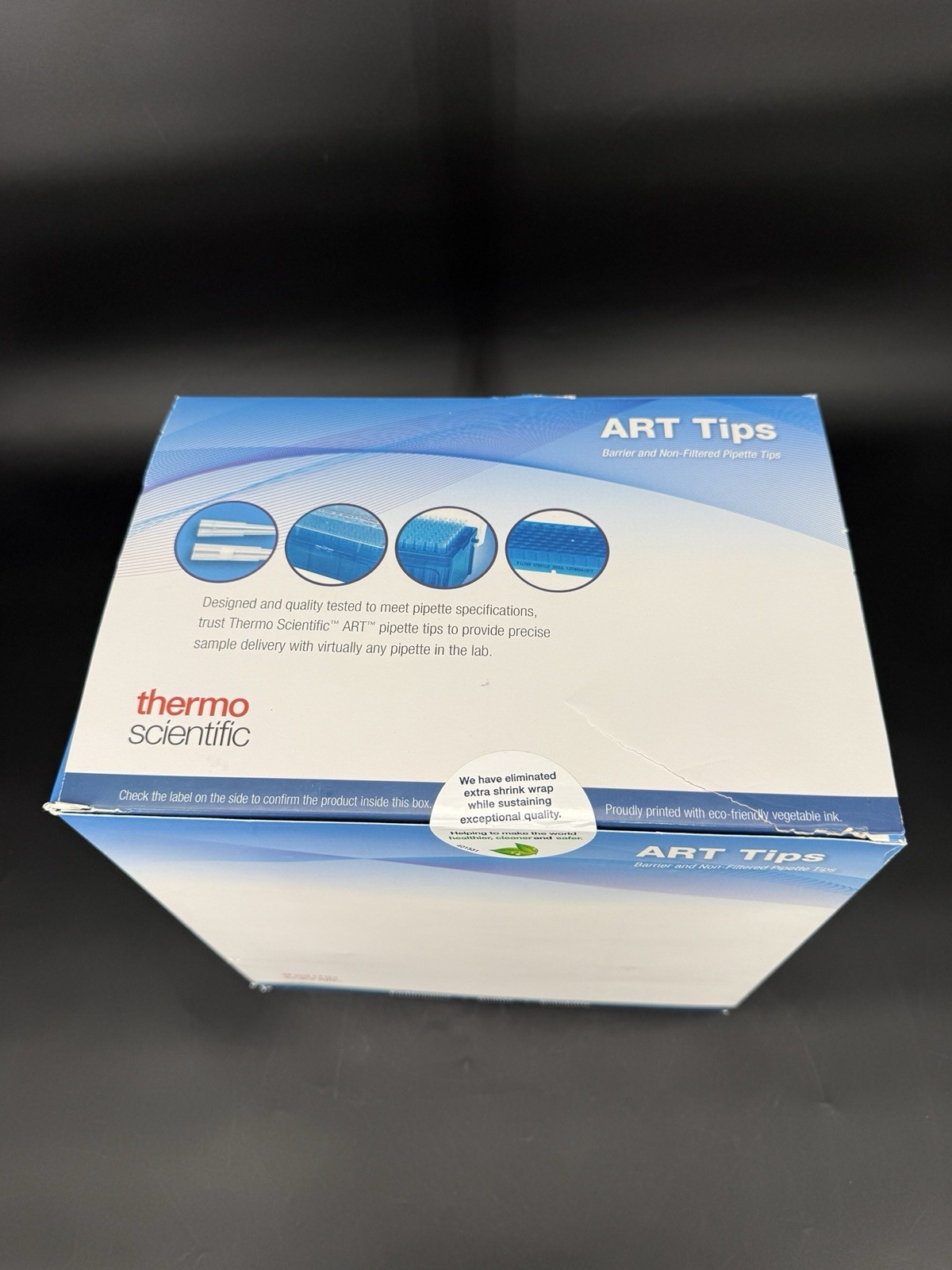 Thermo ART 2079-HR 1000µL REACH XL Barrier Pipette Tips Sterile 8 Racks 768ct
