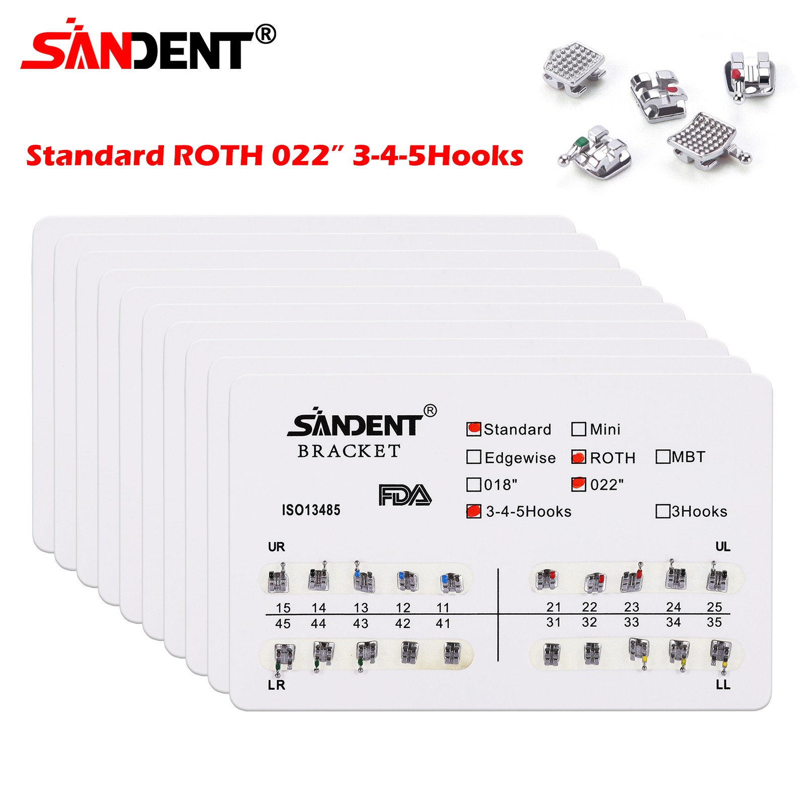 5X Puntas de escalador ultrasónico dental P1 Fit EMS Cavitron pieza de mano USA