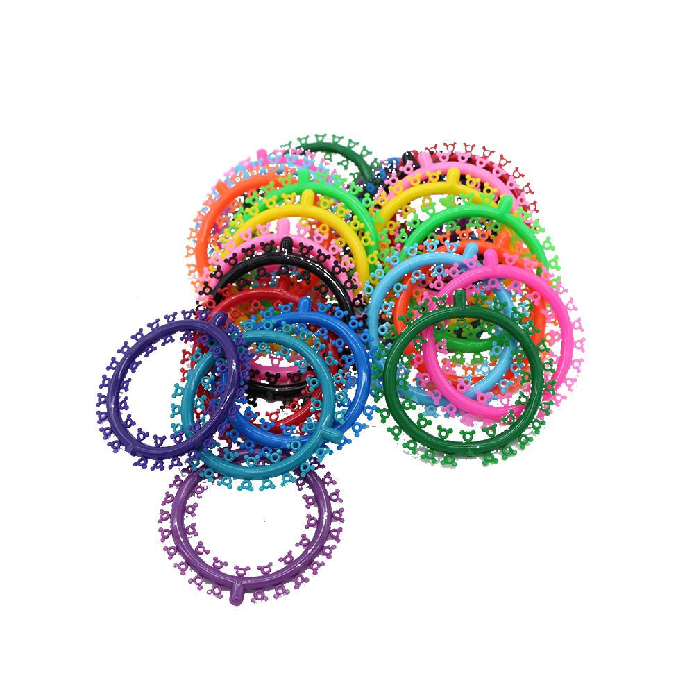 3packs 1000pcs/pack Dental orthodontic cartoon ligature ties flower mickey kitty