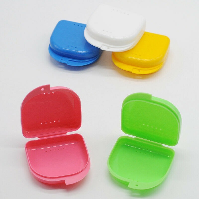 Orthodontic Retainer Box Teeth Mouth Denture Dental Case Guard Storage Container