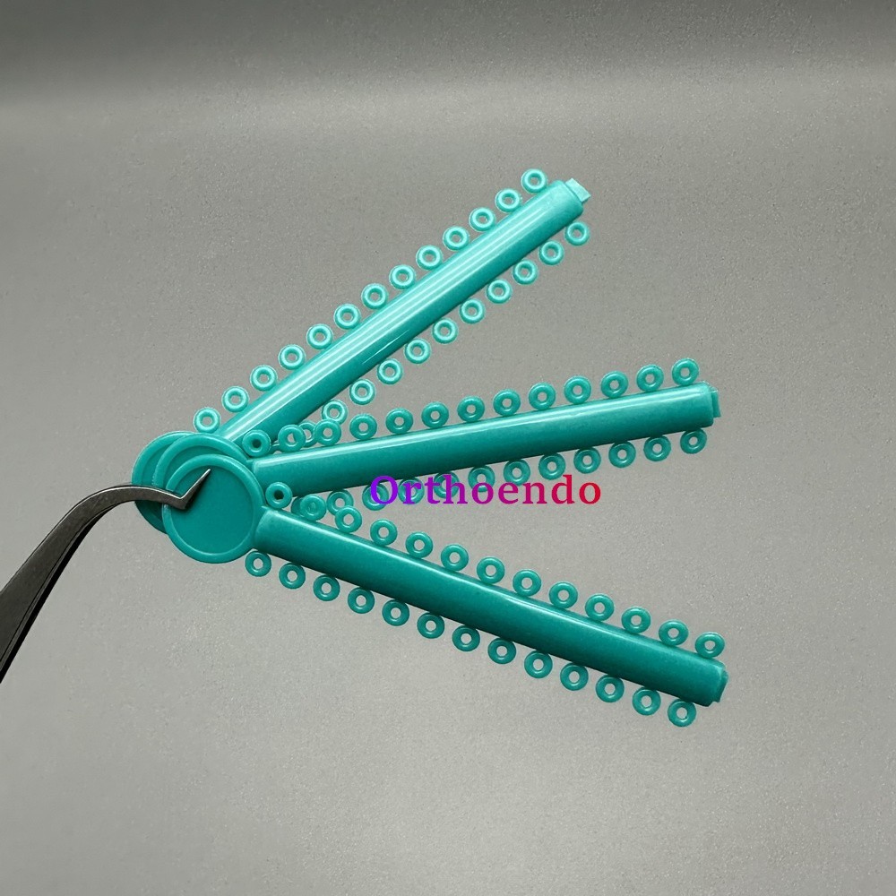 Dental Orthodontic Elastic Ligature Ties Rubber Bands Single Colors 6 Color USA