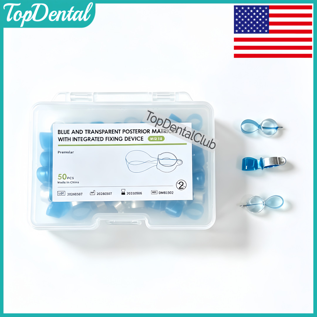 USA Dental Transparent Lucifix Posterior Matrices Blus Matrix Band Ring Fit Kerr