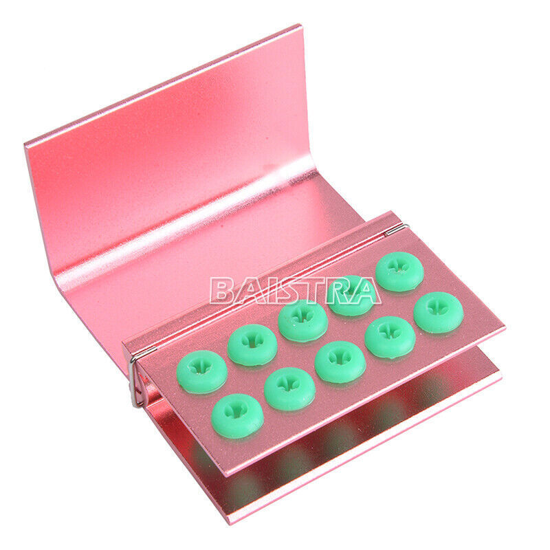 AZDENT Dental Burs Holder Block 10 Hole/16 Hole Silicon Cover FG RA Autoclavable