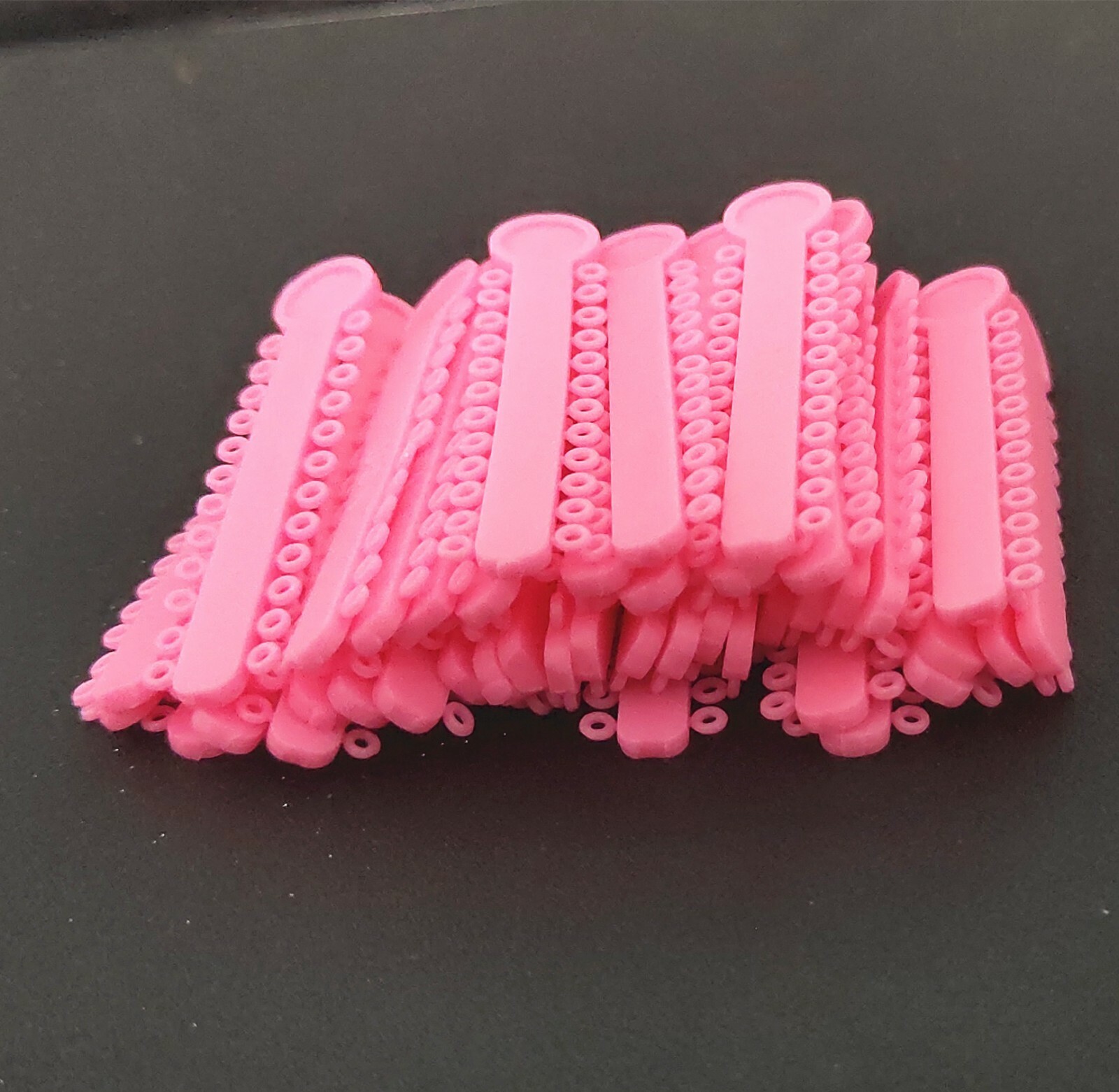 1 Pack 1008 pcs Pink Color Elastic Ligature Ties Rubber Bands 1008Pcs/Pack