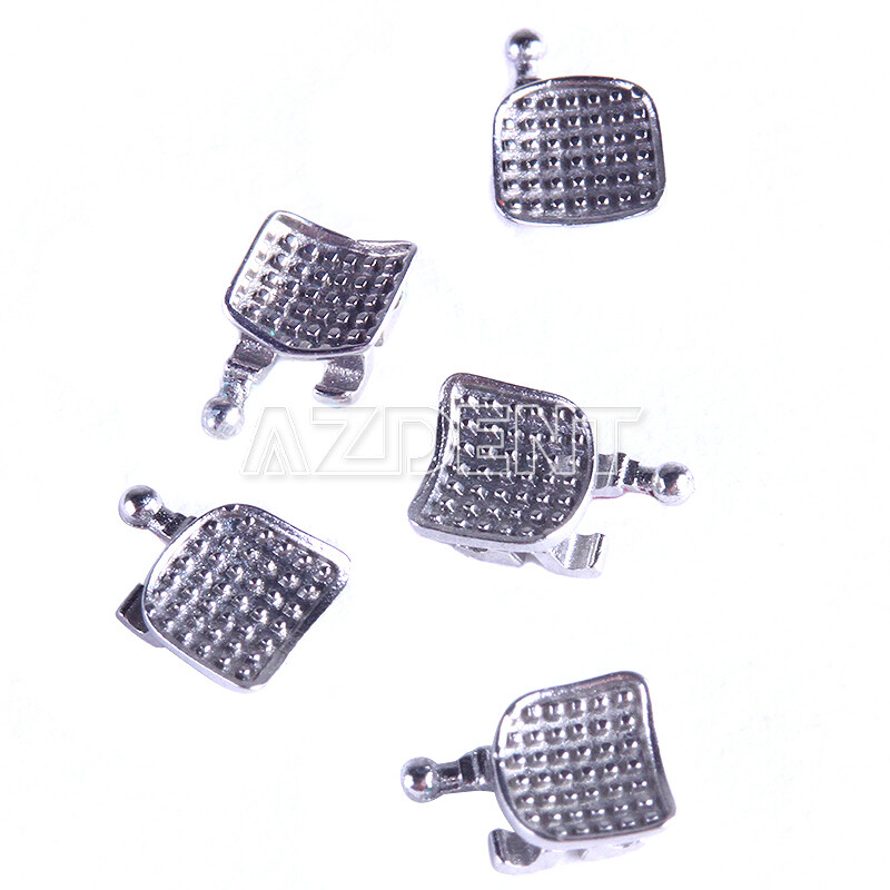 AZDENT Dental Orthodontic Monoblock MIM Bracket Braces Mini Roth/ MBT 018/ 022