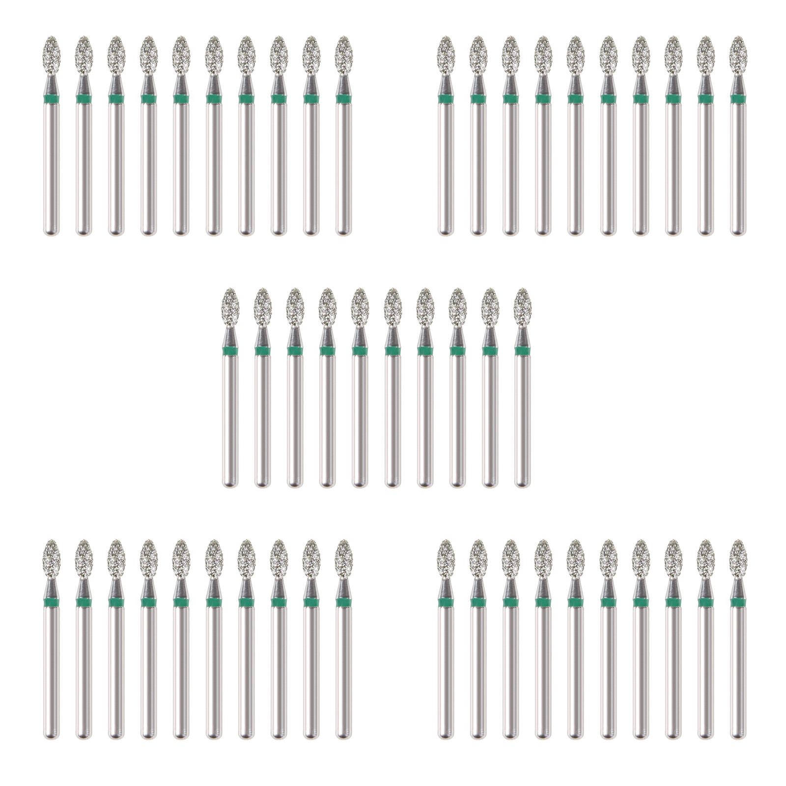 10 packs Dental Diamond Burs drill FG for High Speed turbine Handpiece FO-32C