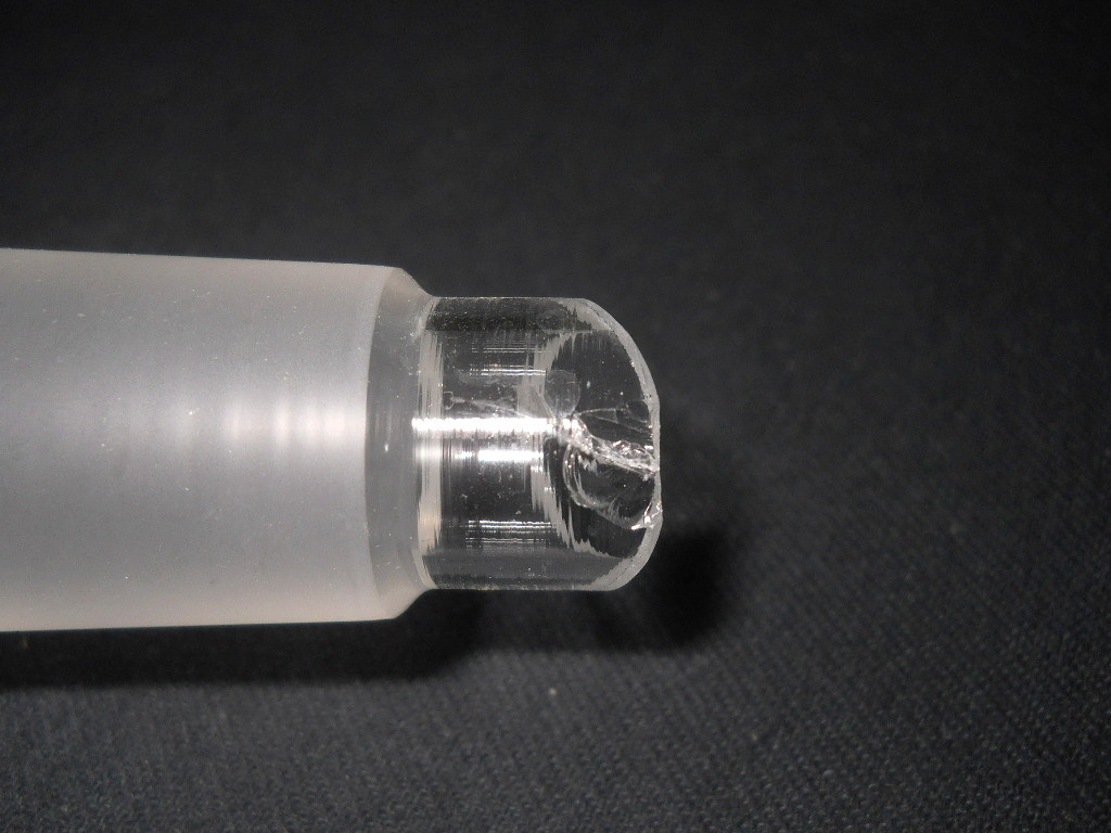 Kontes 29/42 Joint #5 or #6 Pluro Stopper Vacuum Filtration Adapter, Chipped