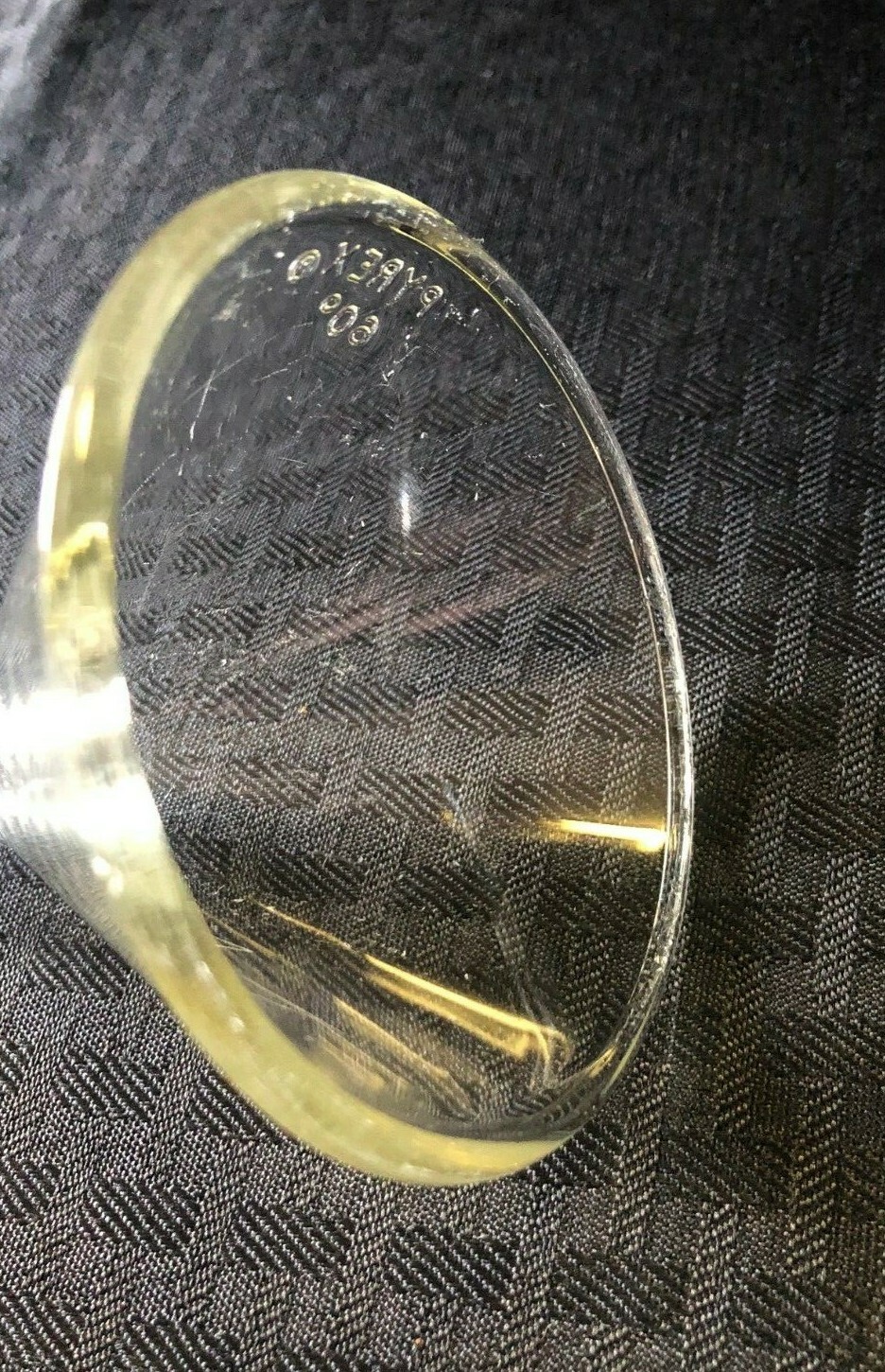 Corning Pyrex Glass 75mm Diameter Powder Filling Funnel, Damaged, 6220-75