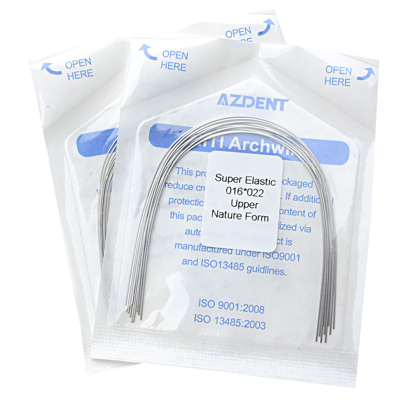 AZDENT Dental Orthodontic Arch Wires Super Elastic Niti Nature Form Rectangular