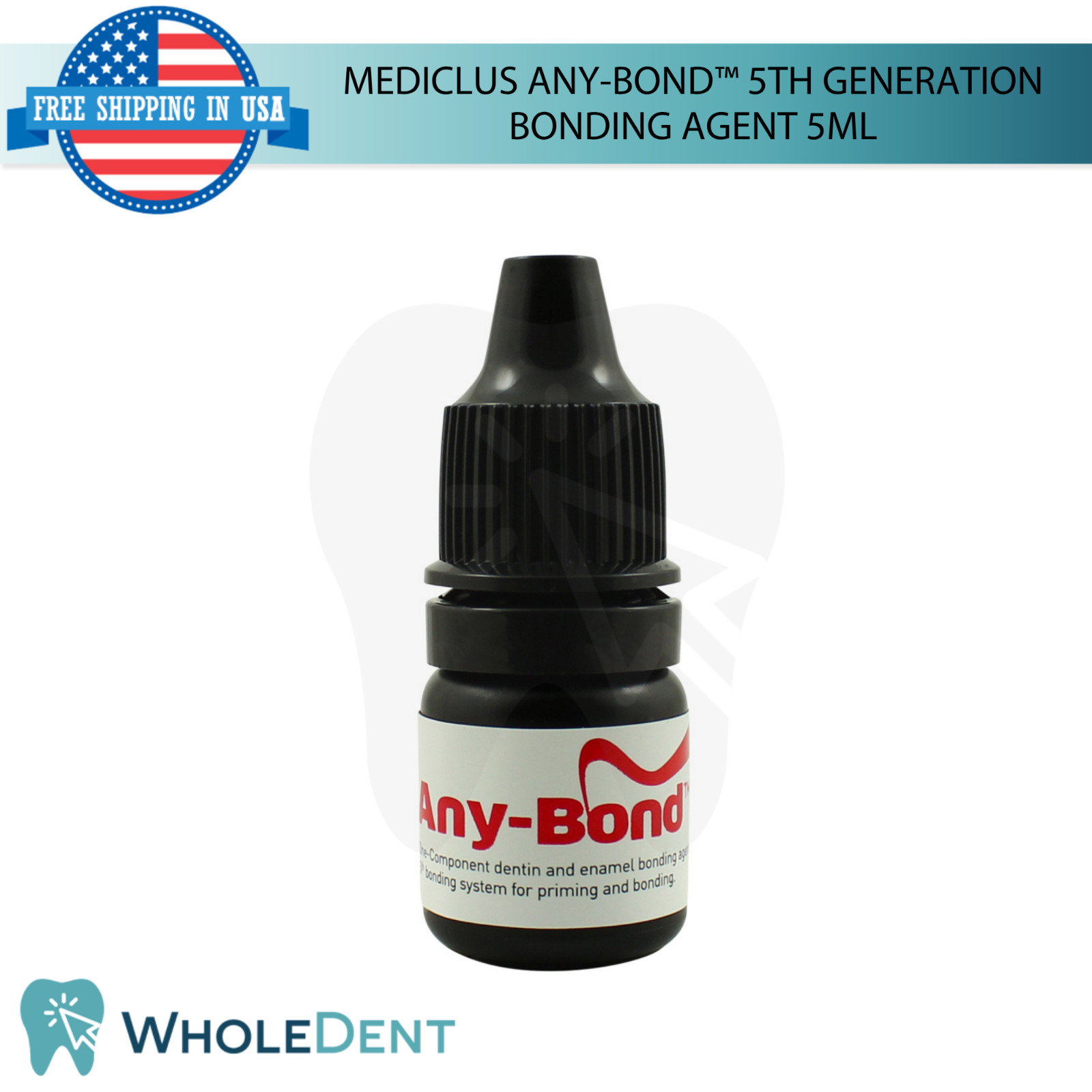 Dental Any-Bond™ 5th Gen Bonding Agent 5ml Light Cure One Step Application