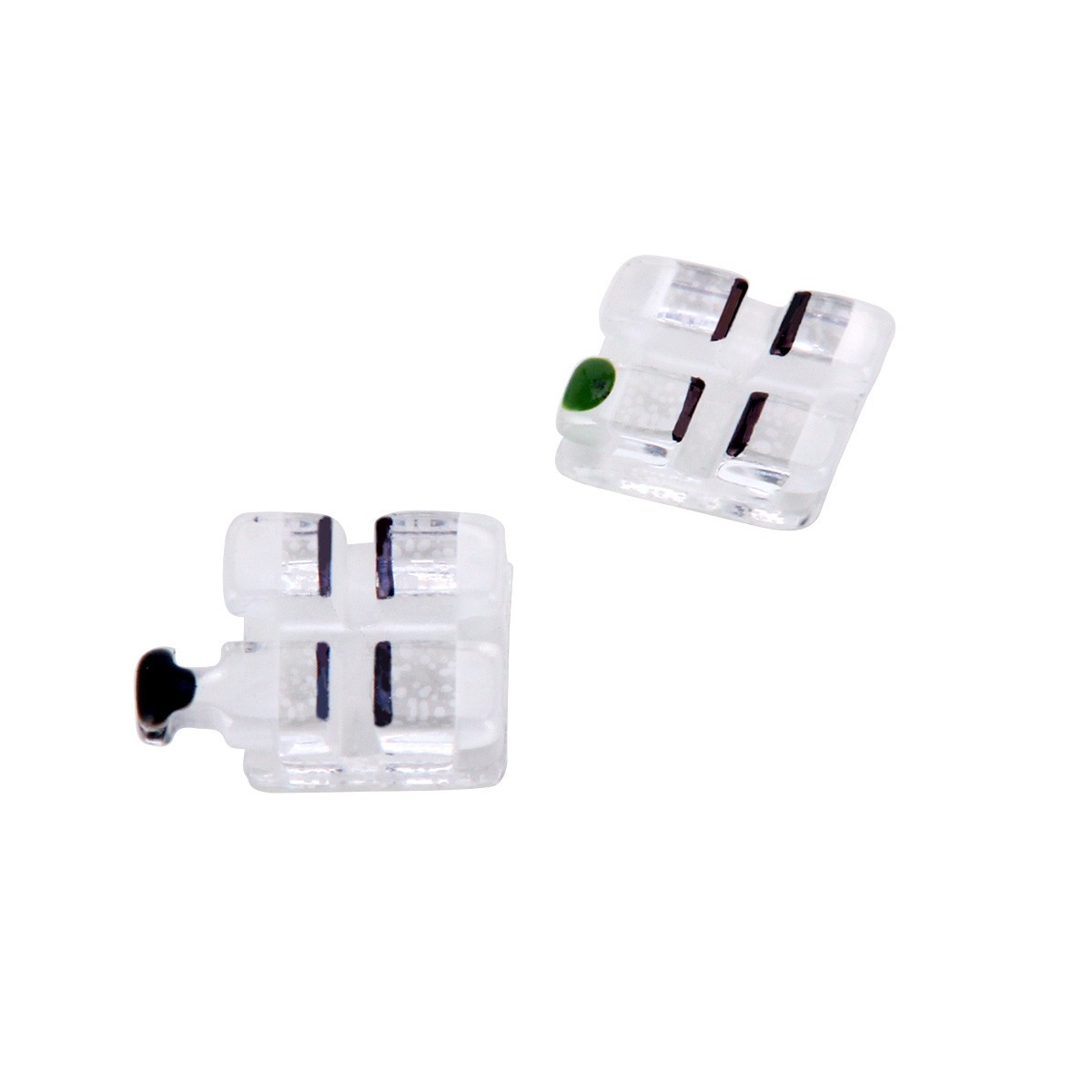 AZDENT Dental Orthodontic Ceramic Brackets Brace Roth/MBT .022 hooks 345