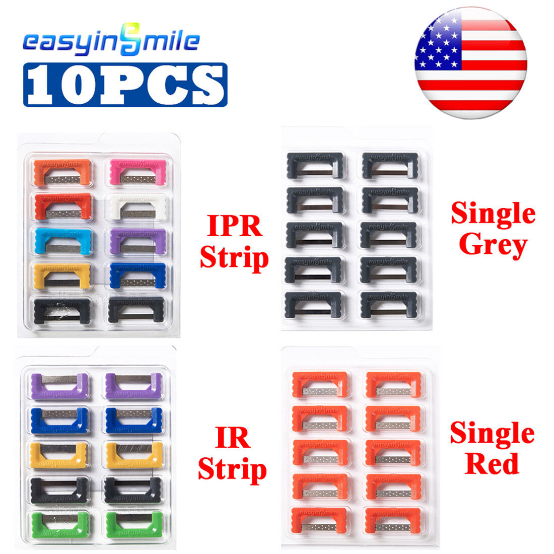 Orthodontic IPR/IR Strips Dental Interproximal Reduction Enamel strip polishing