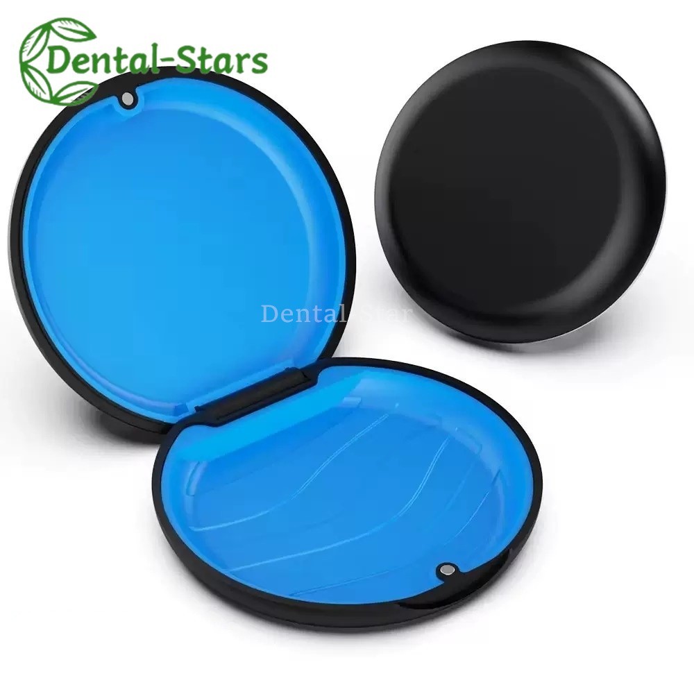 Dental Retainer Box Aligner Invisible Braces Storage Denture Case Mouthguard Box
