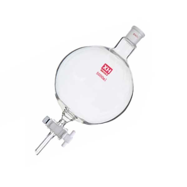 250ml-5000ml Spherical Separating Funnel Borosilicate Glass Lab Equipment ca