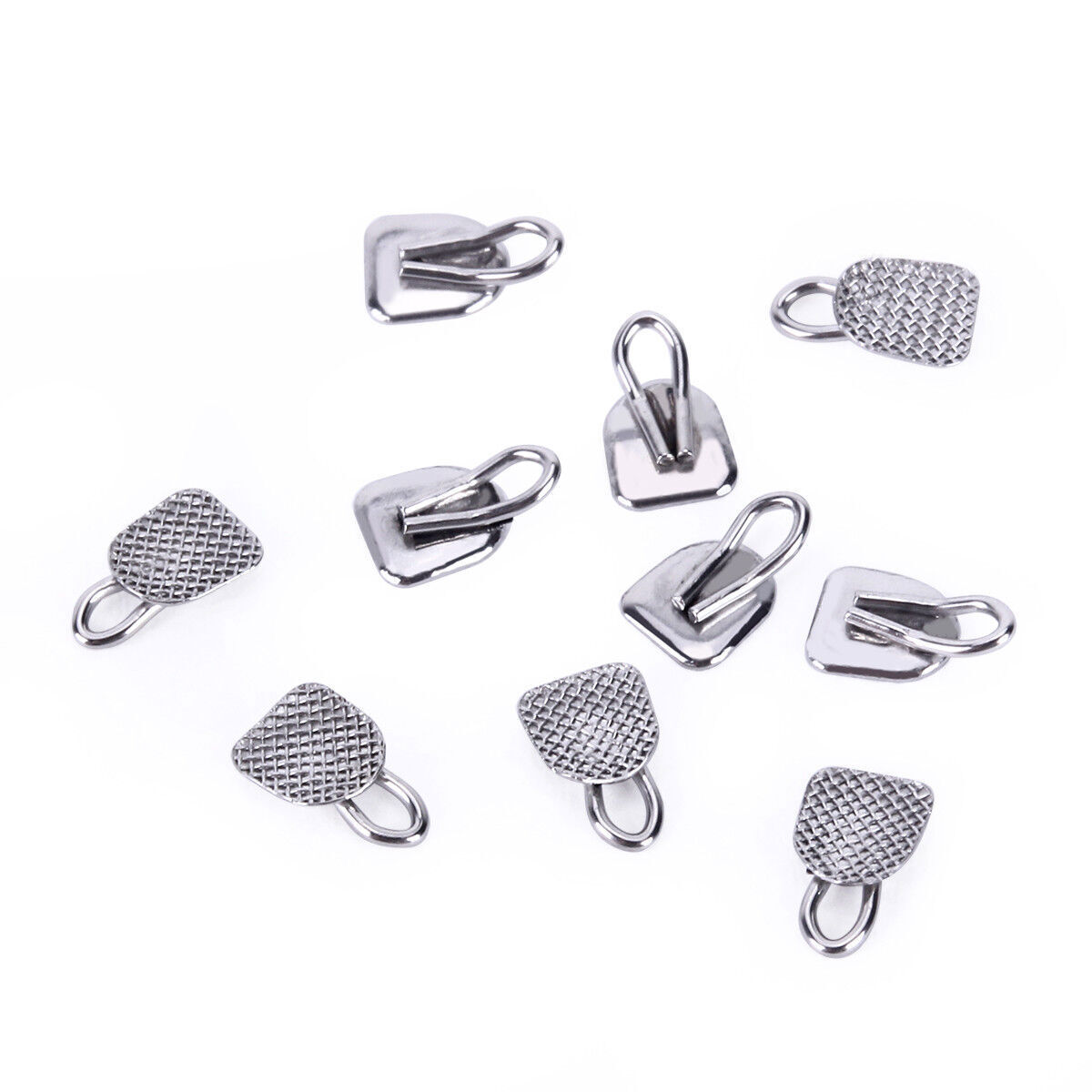 AZDENT Dental Orthodontic Lingual Buttons Bondable Round / Button Chain Traction