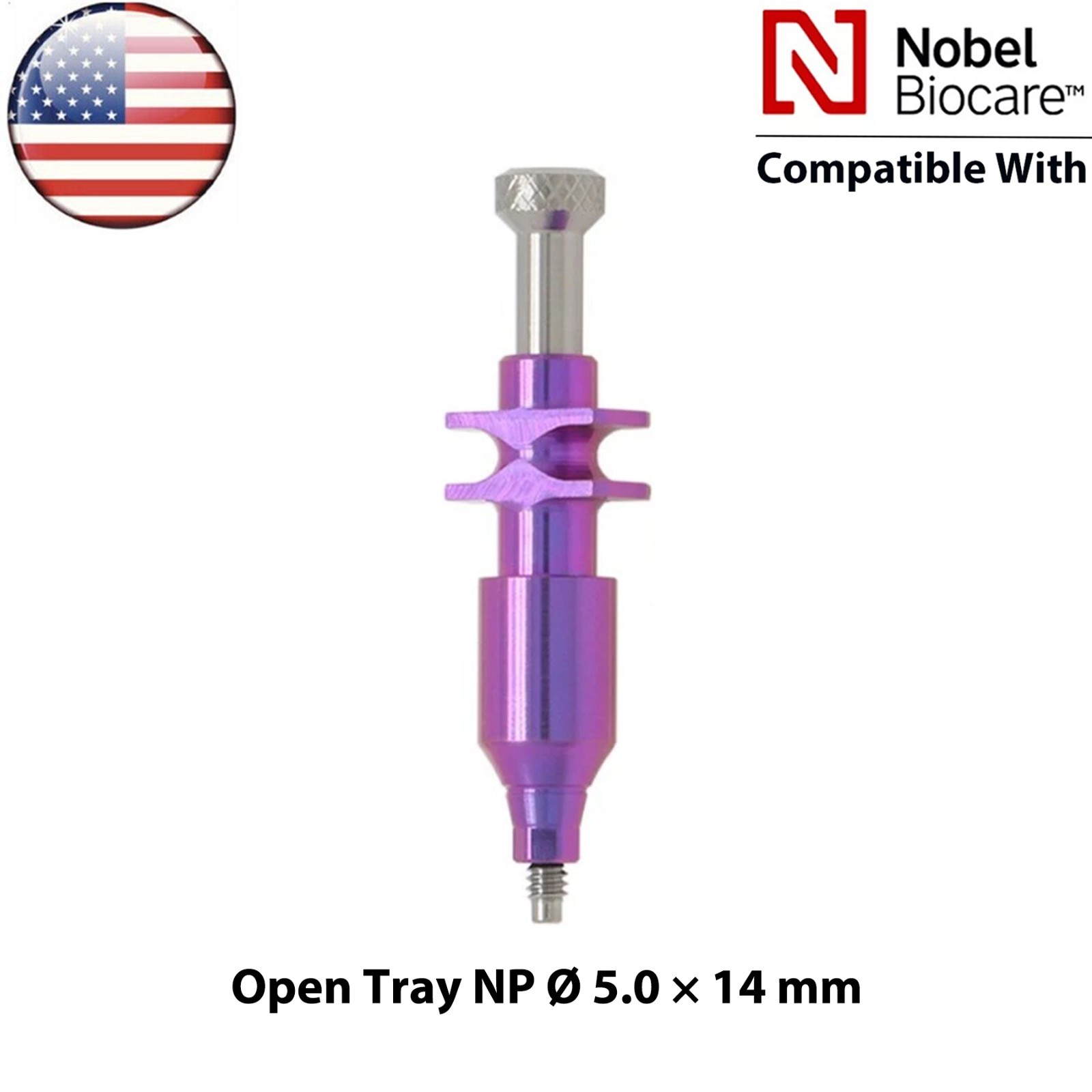 US Nobel Impression Transfer Coping Open/Closed Tray NP/RP Fit Nobel Biocare