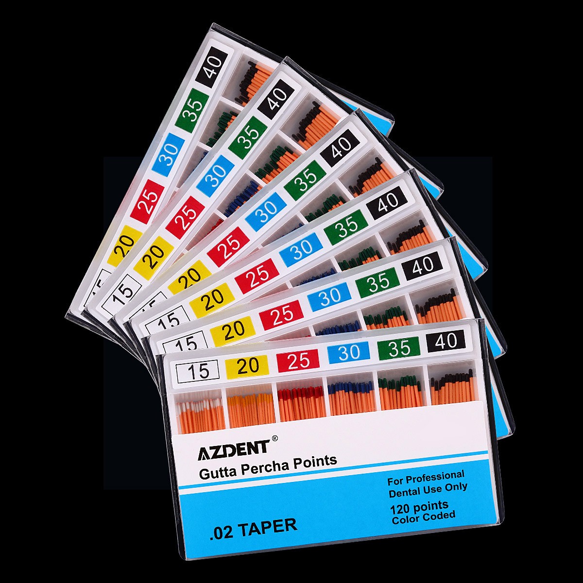 Puntas de gutapercha dental y papel absorbente Endo Endodoncia Absorbent CE&FDA