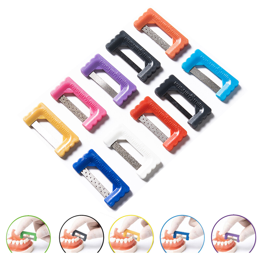 Dental Orthodontic Interproximal IPR IR Reduction Polishing Saw Enamel Strip Tip