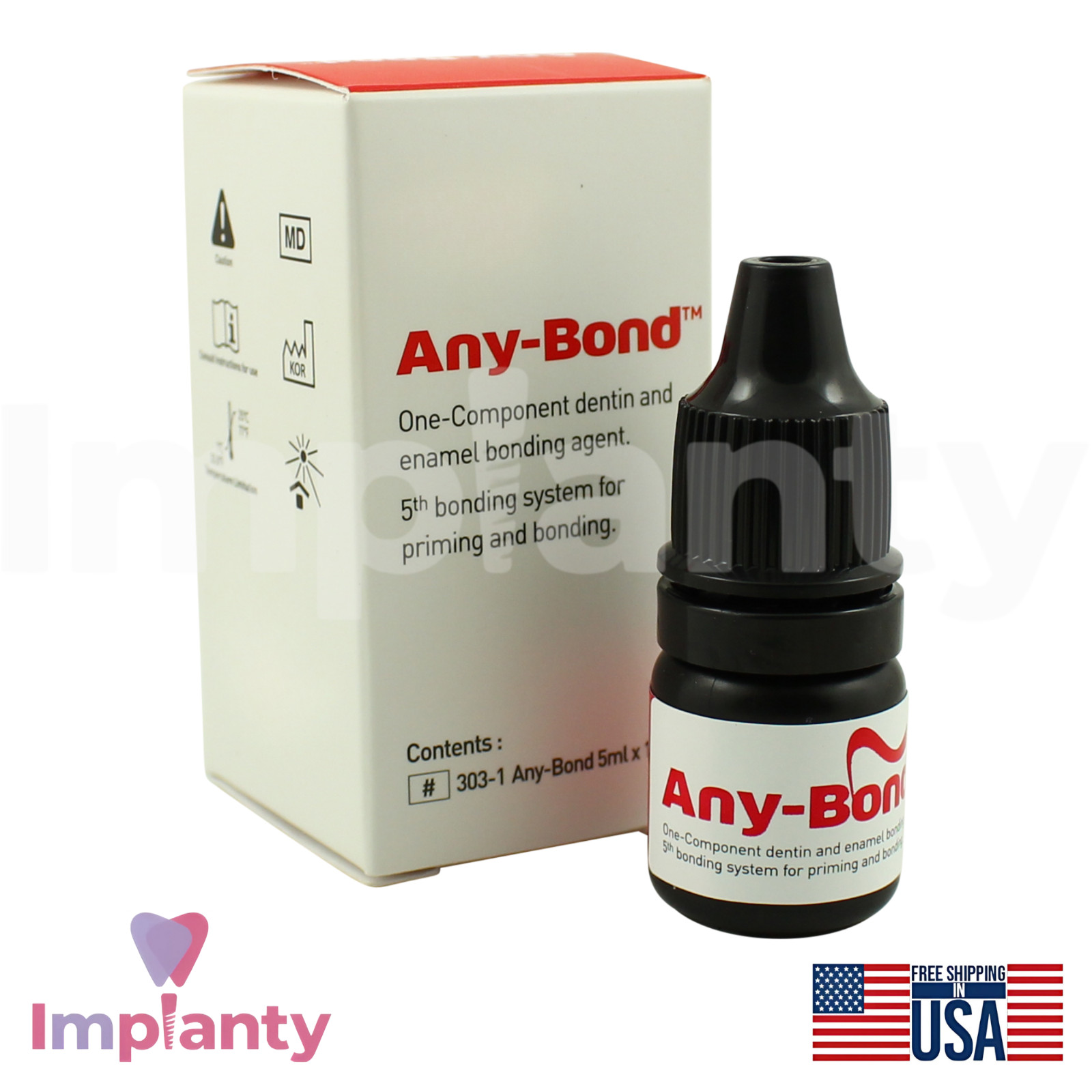 Any-Bond™ 5th Generation Dental Composite Bonding Agent For Restorations 5ml