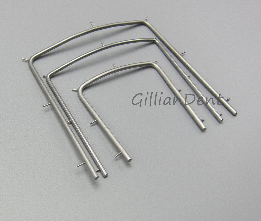 Dental Rubber Dam Sheet Frame Brackets Light Plastic/Foldable/S.S. Frames Tool