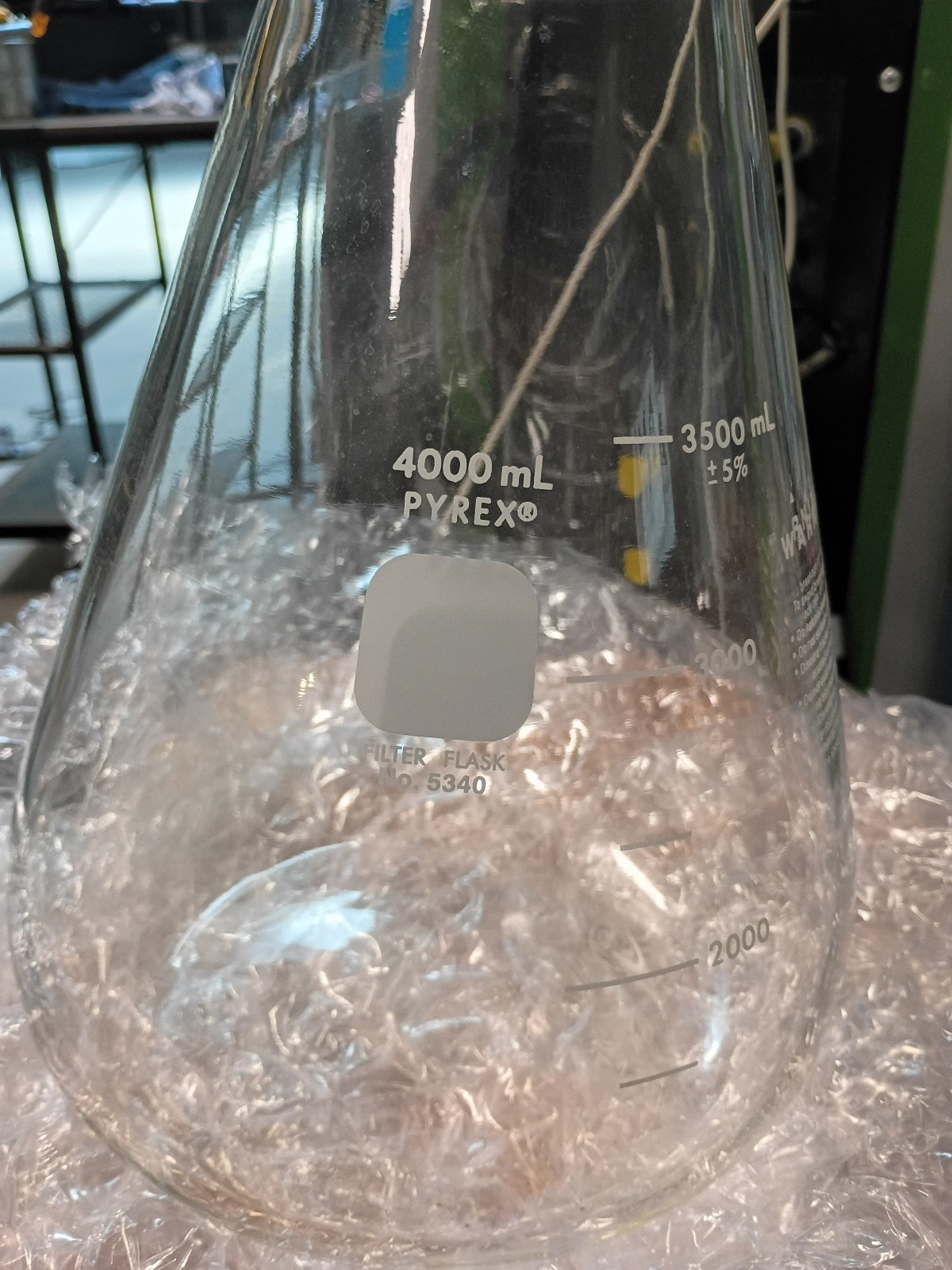 Corning 5340-4000, Pyrex Vacuum Filter Flask, 4000mL