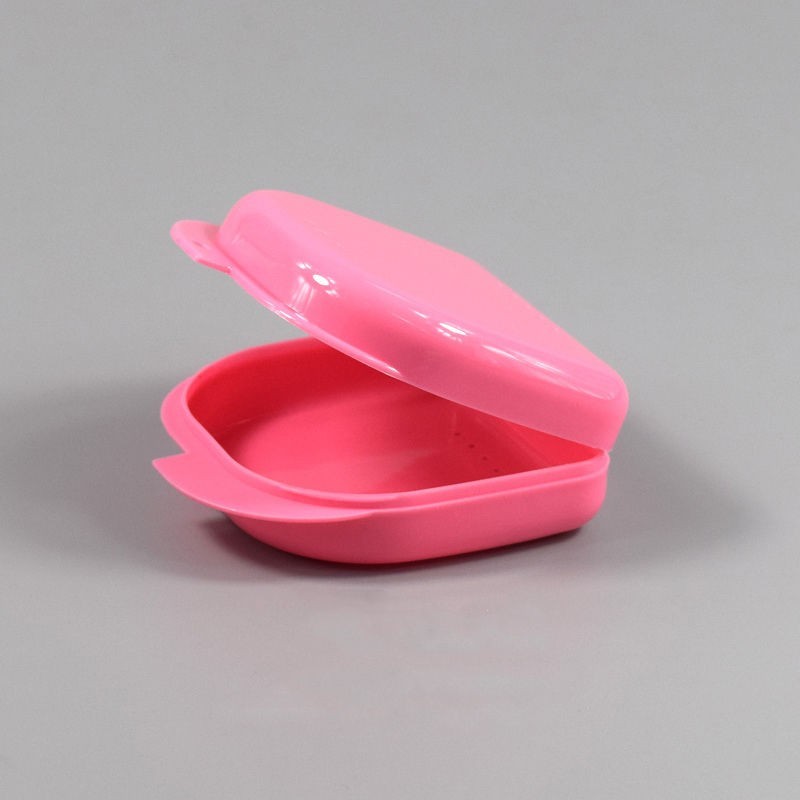 Dental Retainer Boxes Denture Case Mouthguard Containers Box Mouthguard Holder