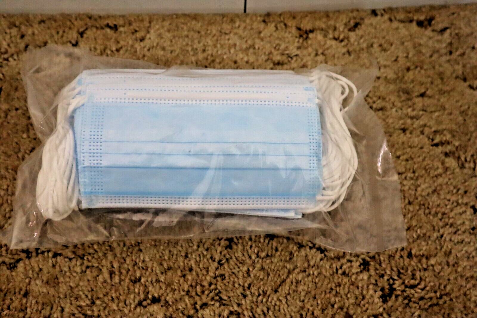 [50/100 PCS] Disposable Face Mask Non Medical Surgical 3-Ply Earloop Mouth Cover