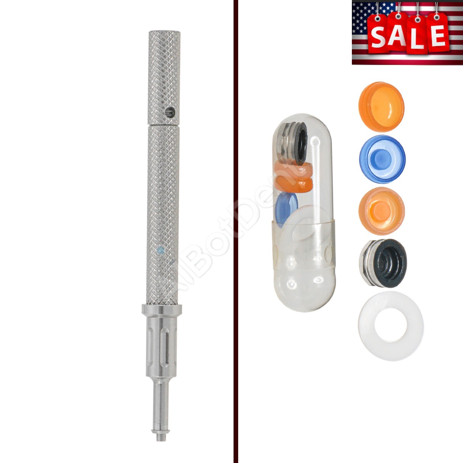 US Dental Nobel NP-NA353 Implant Attachment Abutment Male Caps Kit 3.0mm PEEK