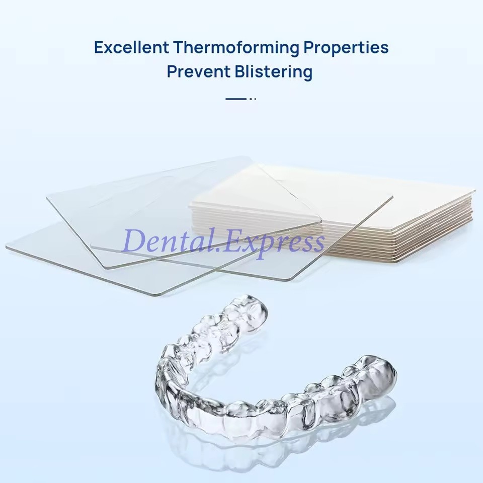 Dental Orthodontic Splint Retainer Vacuum Forming Sheet Soft/Hard 0.8mm-3.0mm