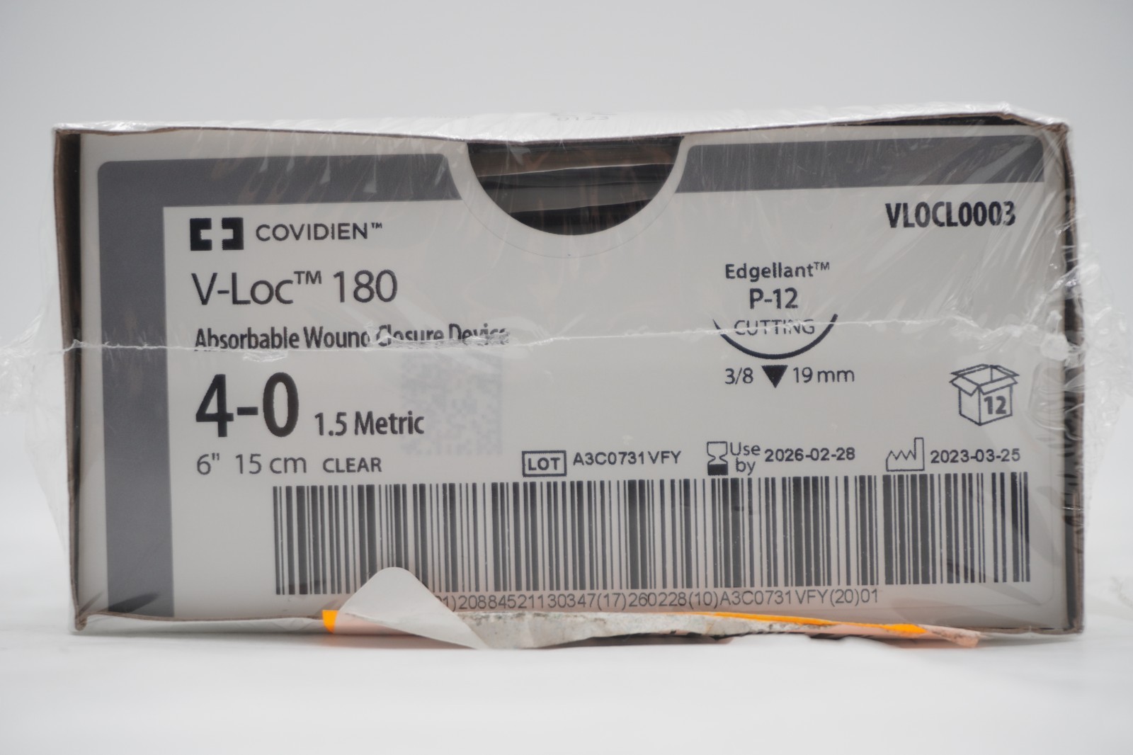 Covidien VLOCL0003 V-Loc 180 Box/12pc