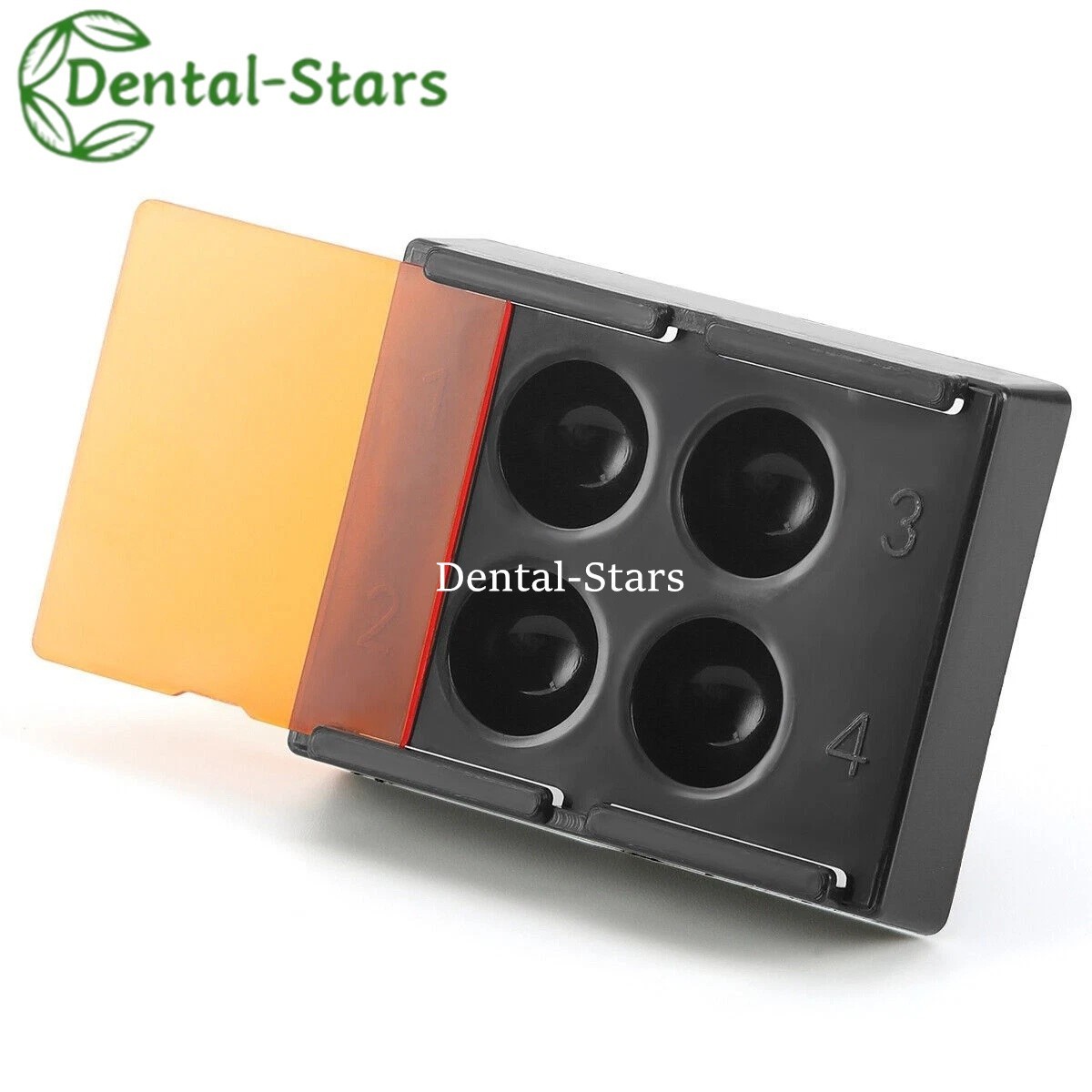5/20Pcs Dental Resin Shade Light Box Mixing Wells Protector Veneer Storage Case