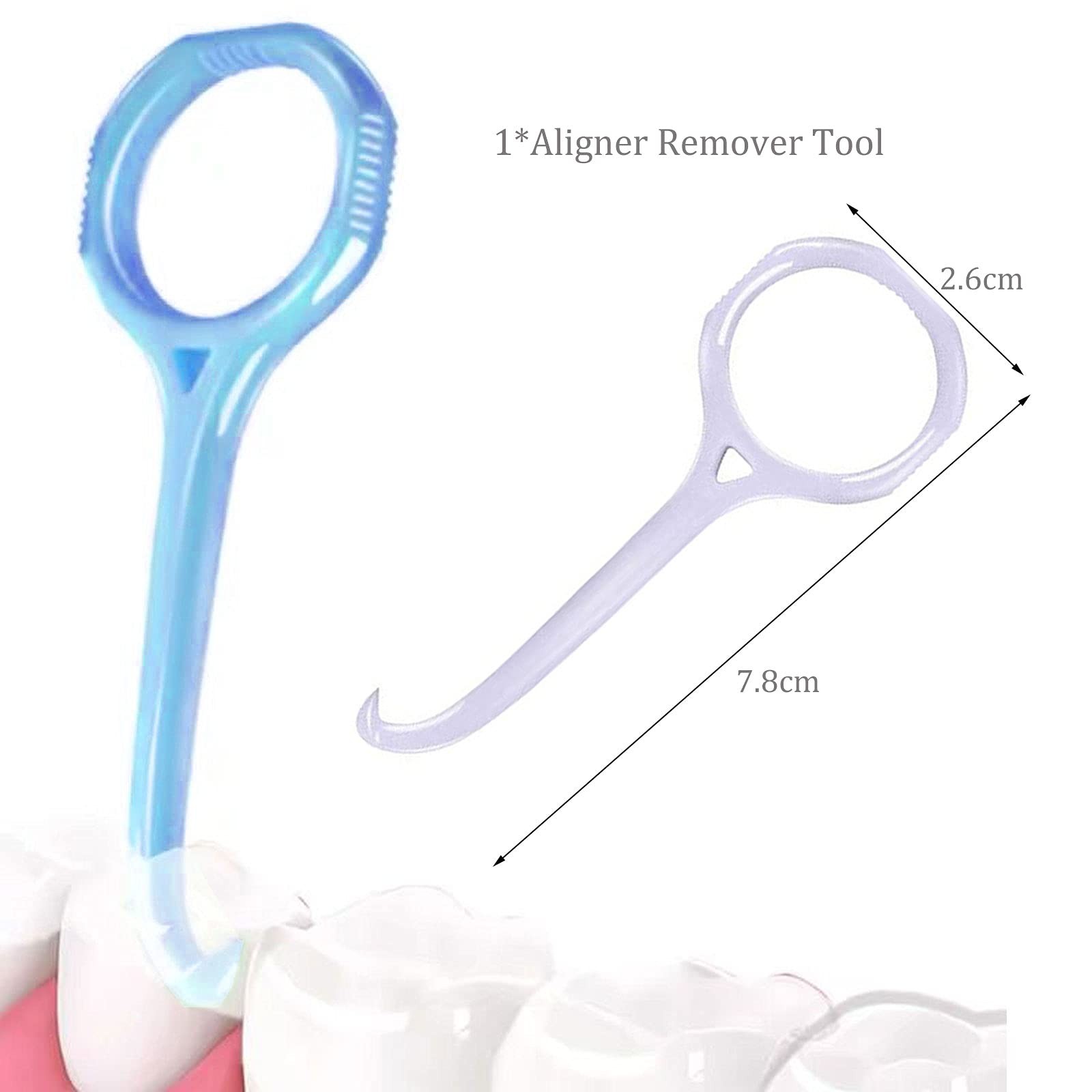 Oral Care Disassembly Kit/7pcs Including 1 Retainer Case with Mirror and Vent…