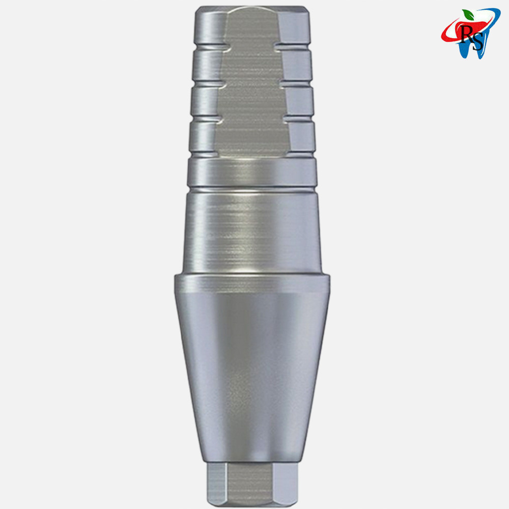 5x Dental Fixture Straight Shoulder Adapter Head Int Hex 2.42mm 1-4 Titanium