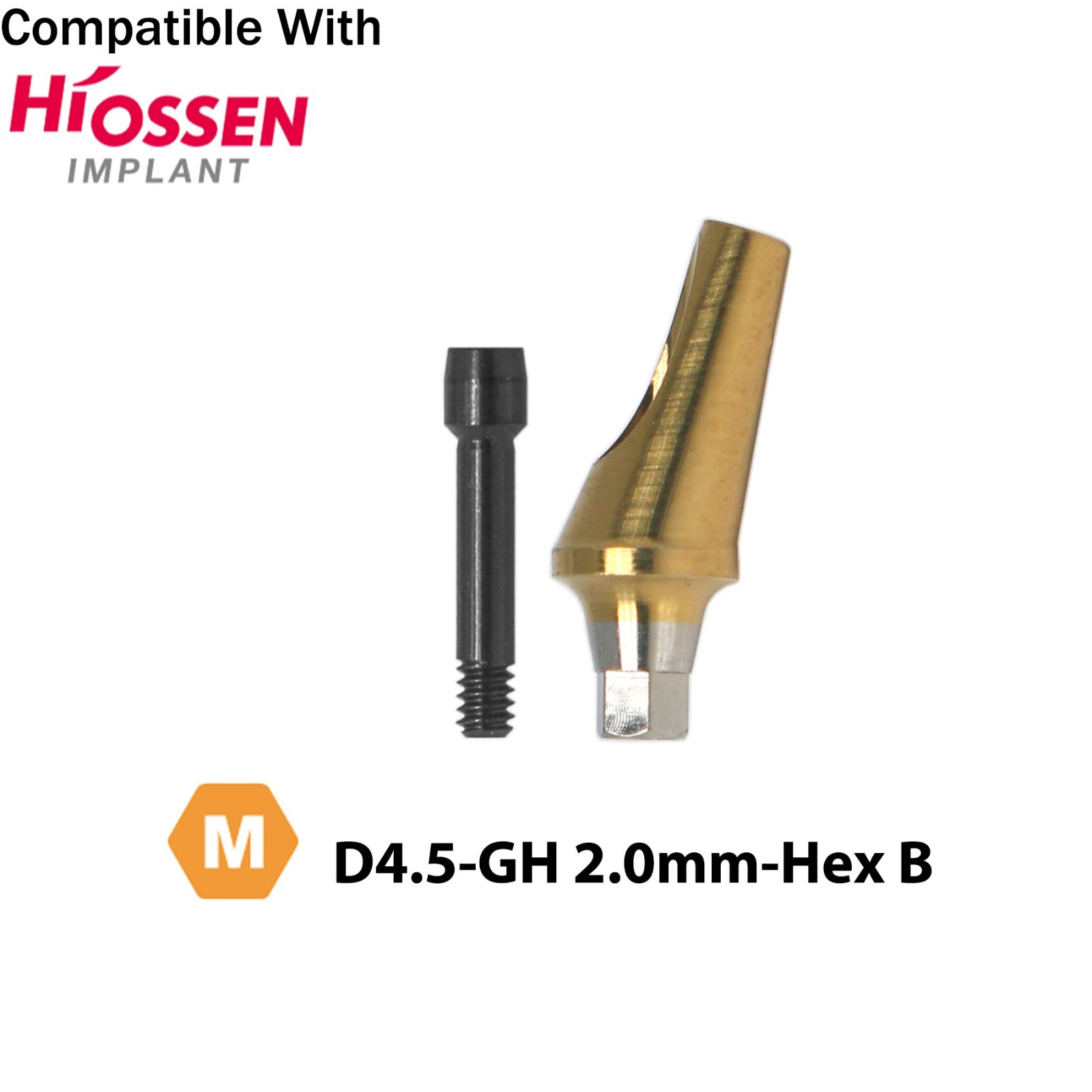 Dental 17° Angled Anatomic Abutment Mini /Regular Fit Hiossen Osstem TS Platform