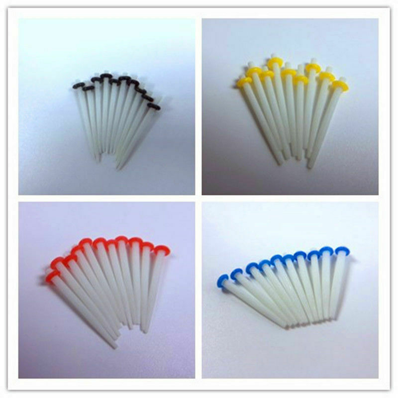 Dental Fiber Post Quartz Glass Screw Thread Straight 1.0mm-1.8mm 65% Fiber Oral