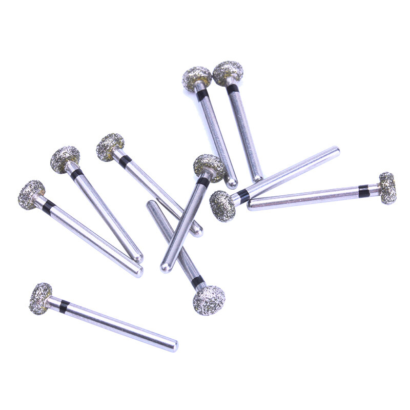 10pcs FG Dental Diamond Burs WR-13S High Speed For Lingual Fossa Polishing Molar
