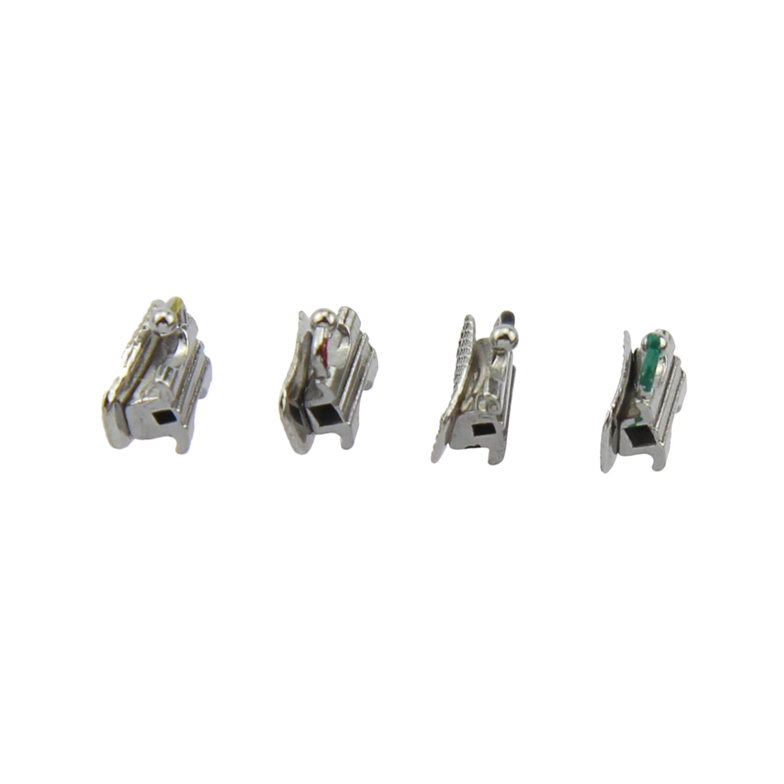20Types Dental Orthodontic Buccal Tubes 1st 2nd Molar Bracket Bondable Roth MBT