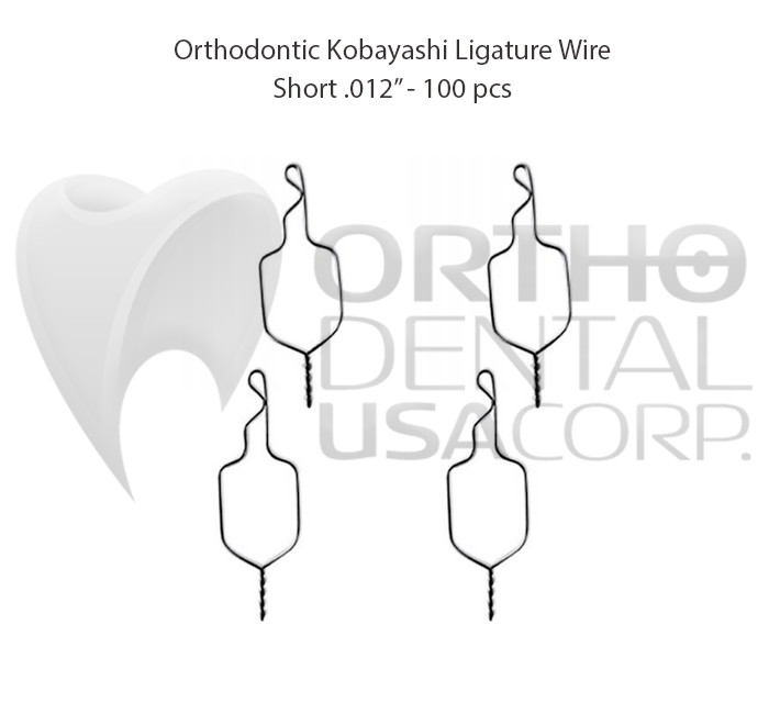 Dental Orthodontic Kobayashi Ligature Wire Long or Short 5601216 USA Seller