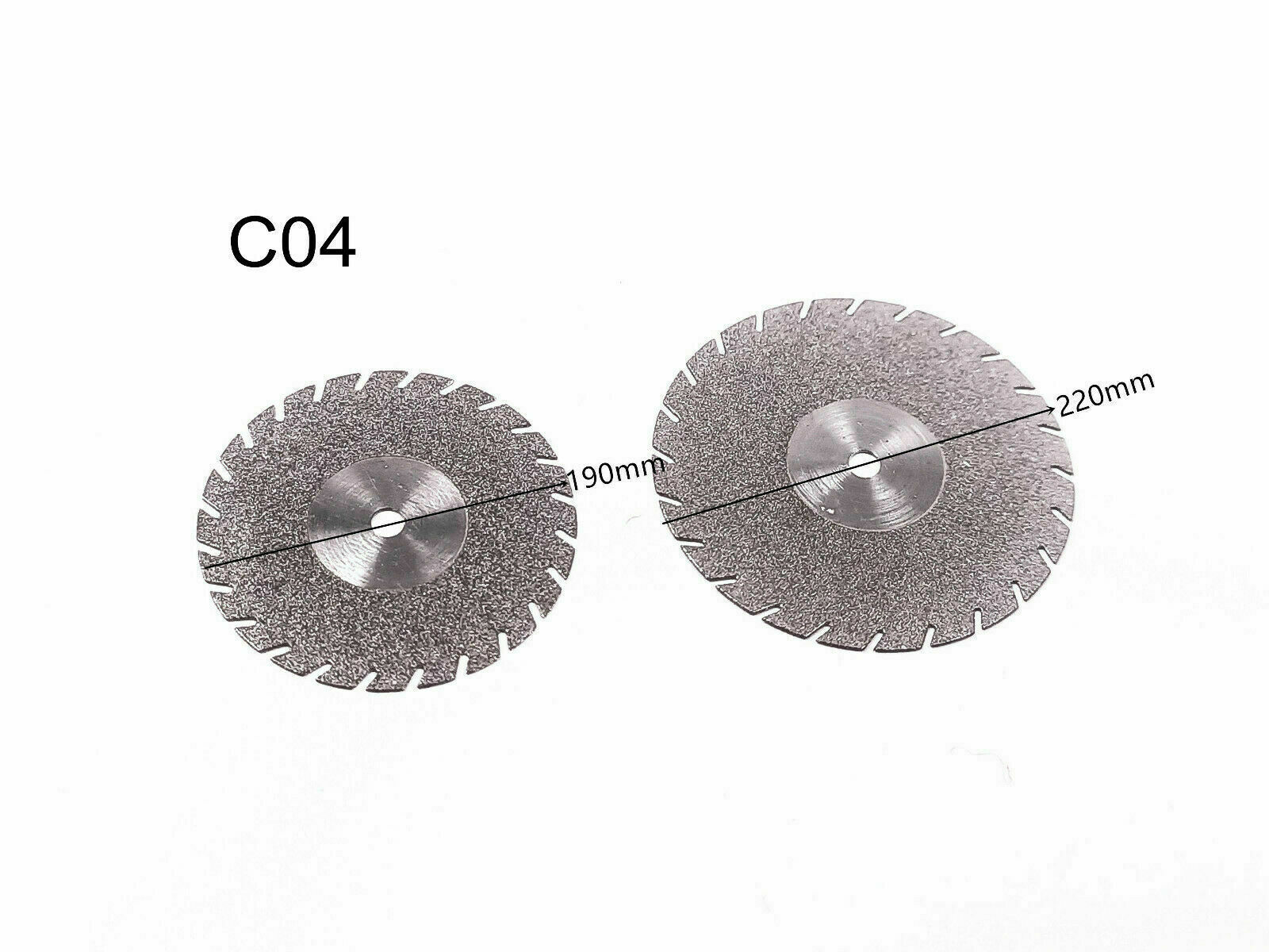 Dental Lab Porcelain Teeth Polishing Diamond Plaster Discs Cutting Bur 190/220mm