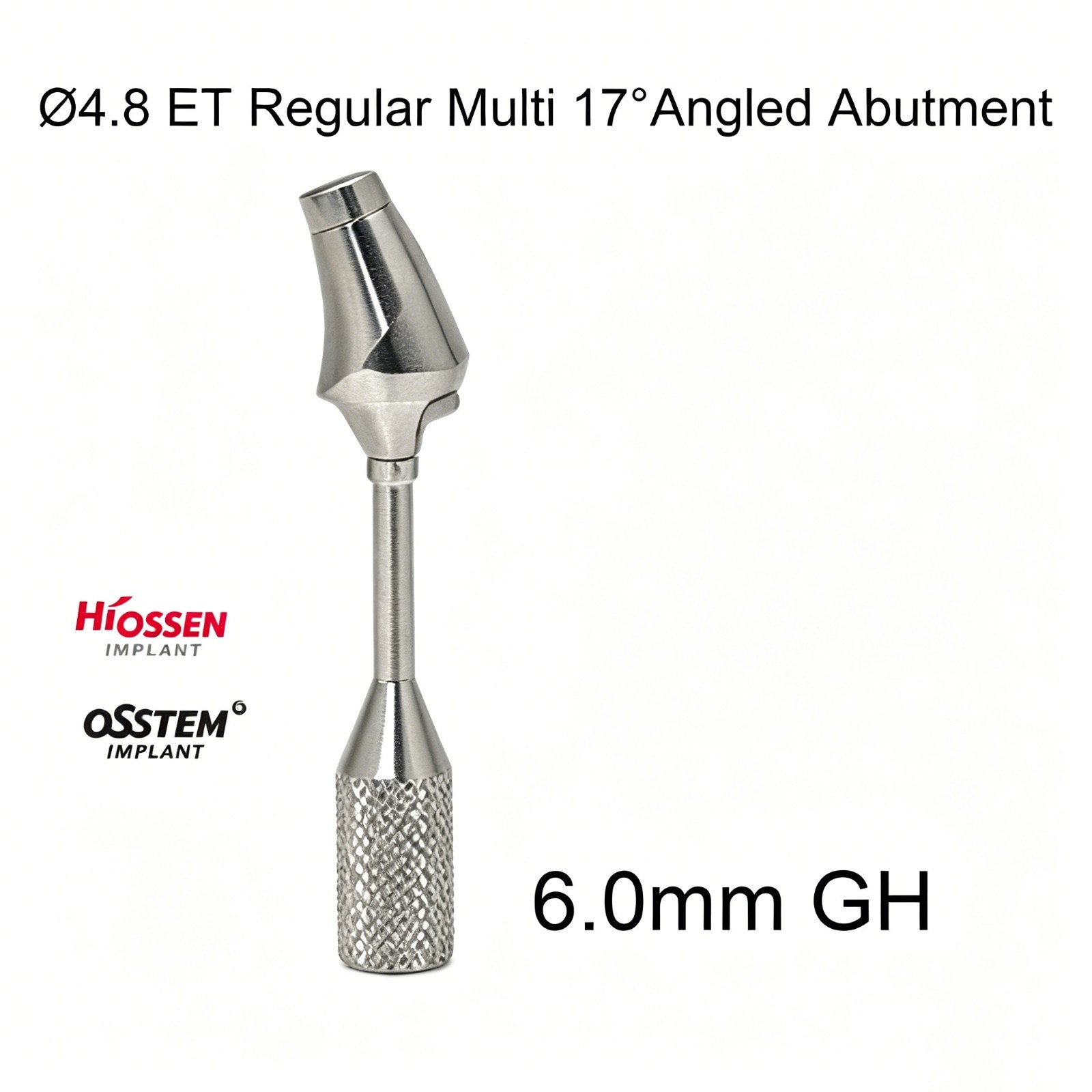 Dental 17° Angled Multi Unit Abutment 4.8mm MU for Hiossen Hex Standard Regular