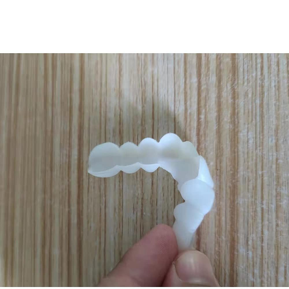 New Silicone Gel Smile Upper and Lower Cosmetic 1 Count (Pack of 1), Natural